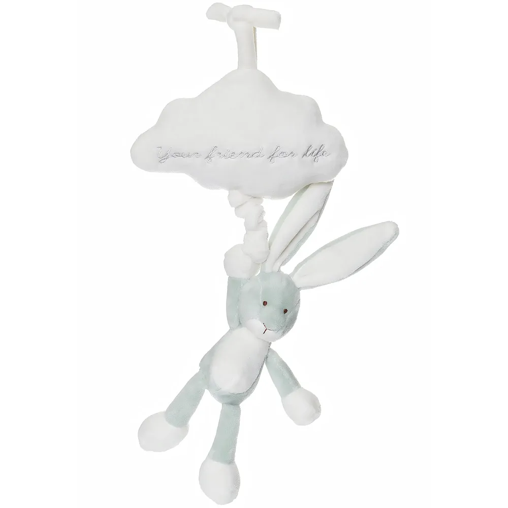 Teddykompaniet Spieluhr Hase Lindengr�n - 37 cm | Spieluhren