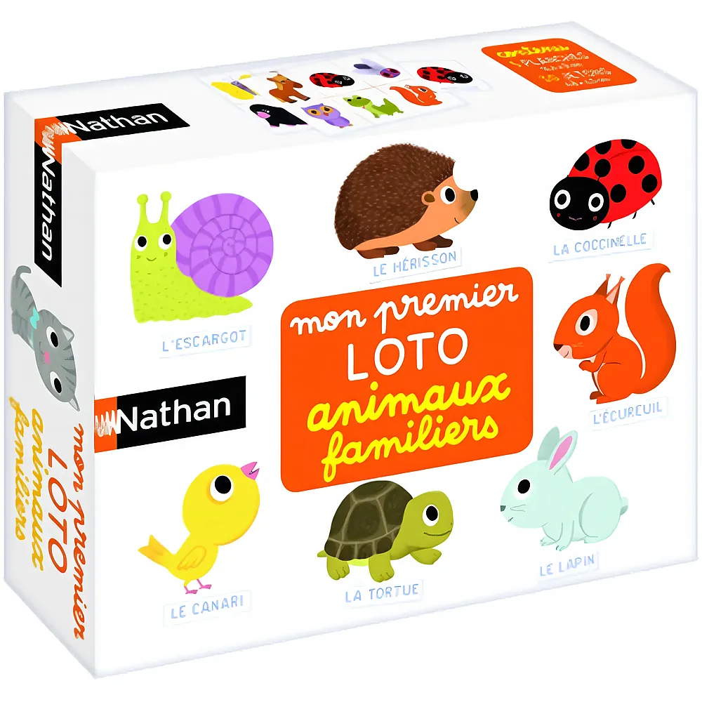 Nathan Mon Premier Loto Animaux Familiers FR