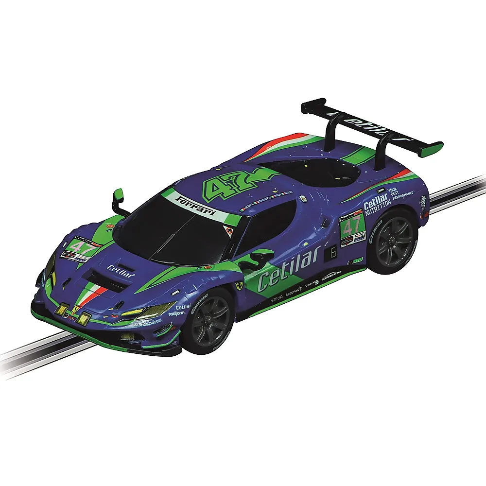 meinspielzeug - Carrera Go Ferrari 296 GT3, No.47 | Rennbahn Fahrzeuge