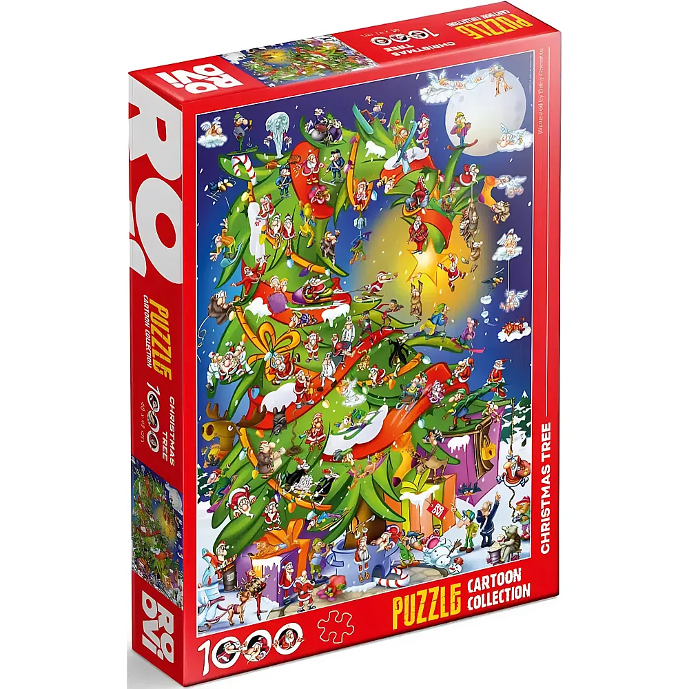 Roovi Puzzle Christmas Tree - 1000 Teile