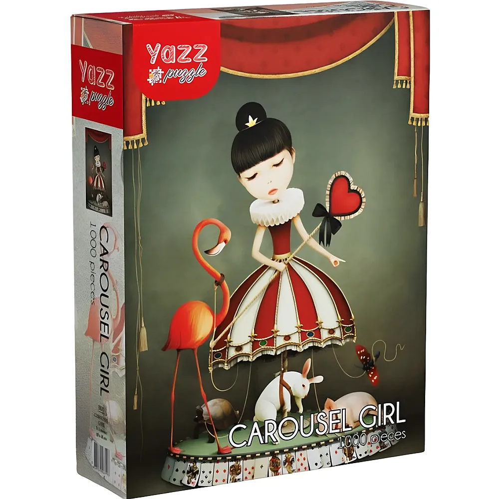 Yazz Puzzle Carousel Girl 1000Teile