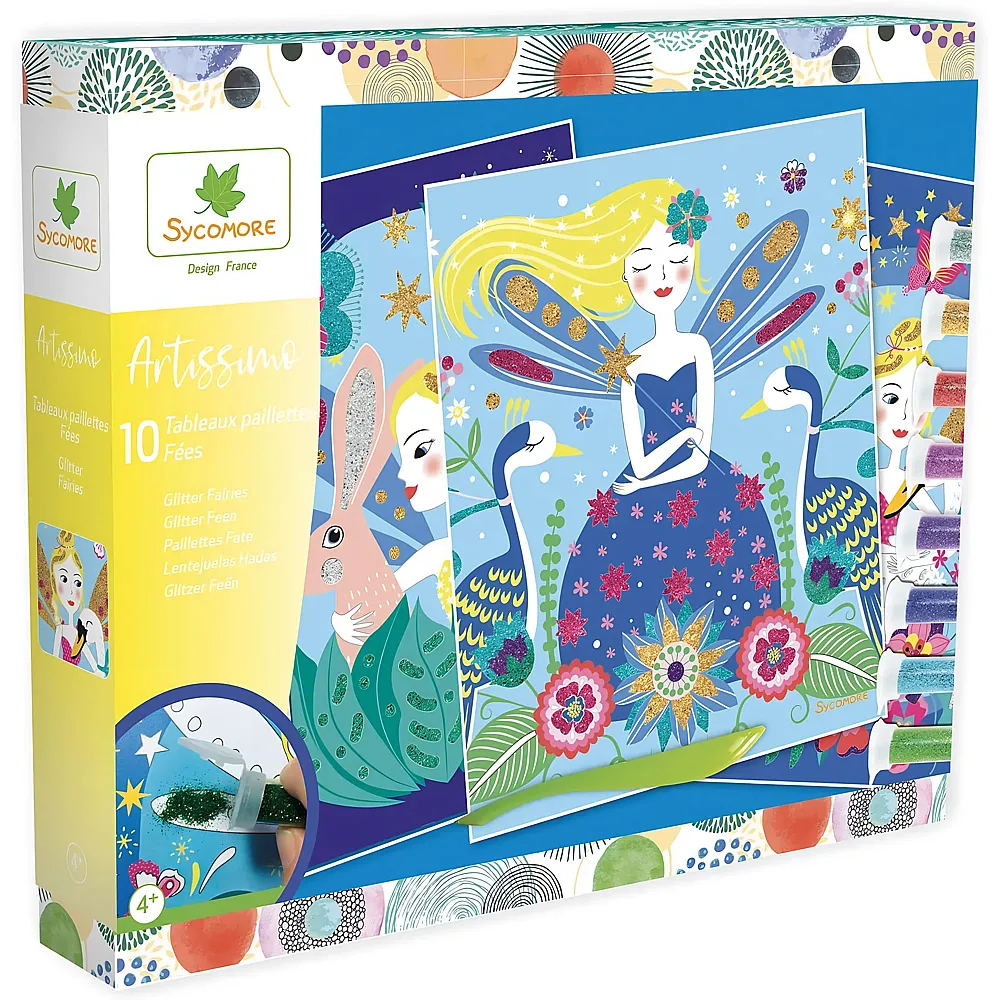 Sycomore Artissimo Glitter Design Feen basteln
