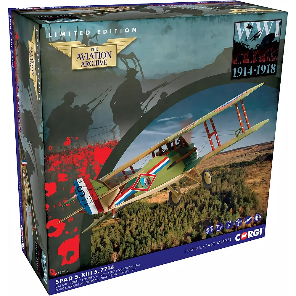 Corgi SPAD S.XIII  103rd Squadr.USAS  France  Nov. 1918
