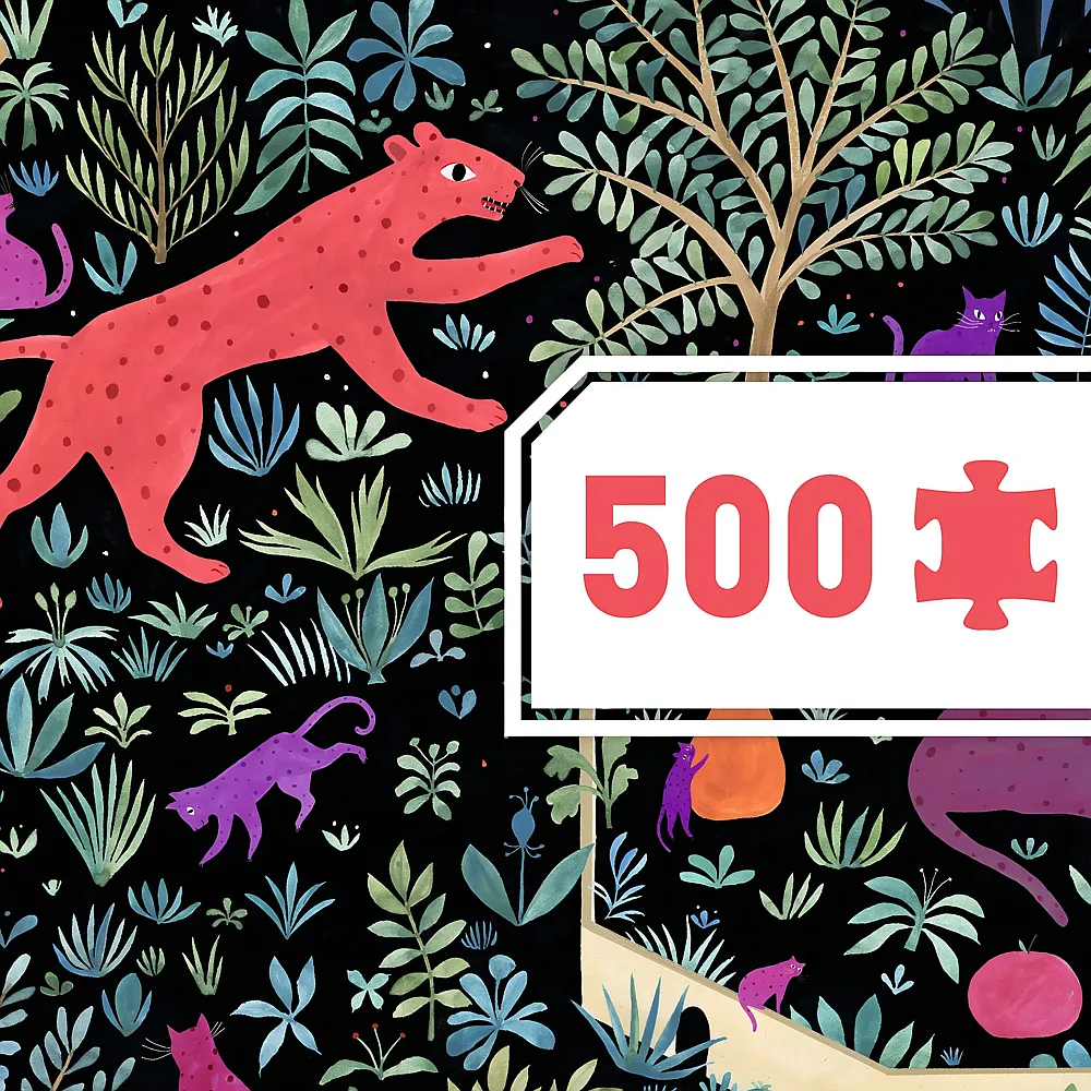 Djeco Puzzle The kingdom of cats - 500 Teile
