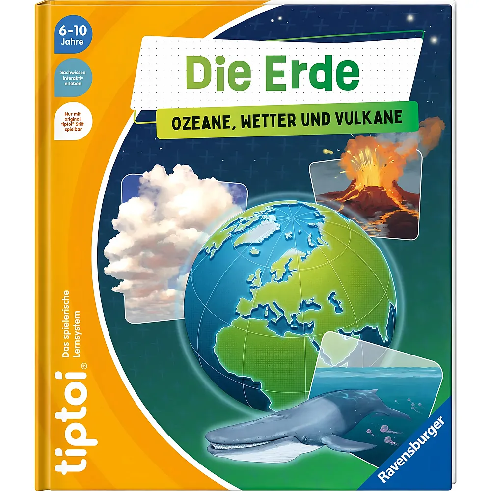 Ravensburger tiptoi Die Erde: Ozeane, Wetter und Vulkane