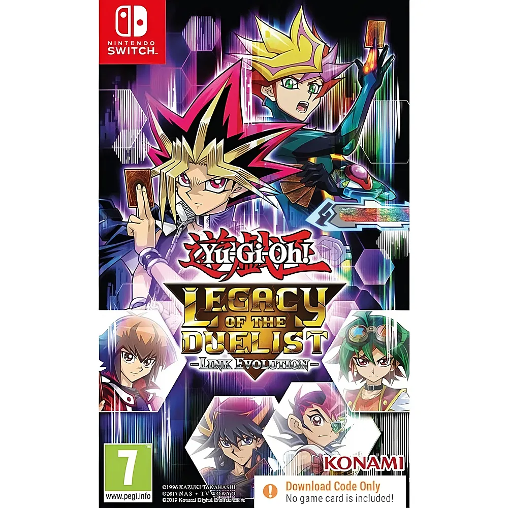 Konami Yu-Gi-Oh Legacy Of The Duelist NSW Code in a Box D