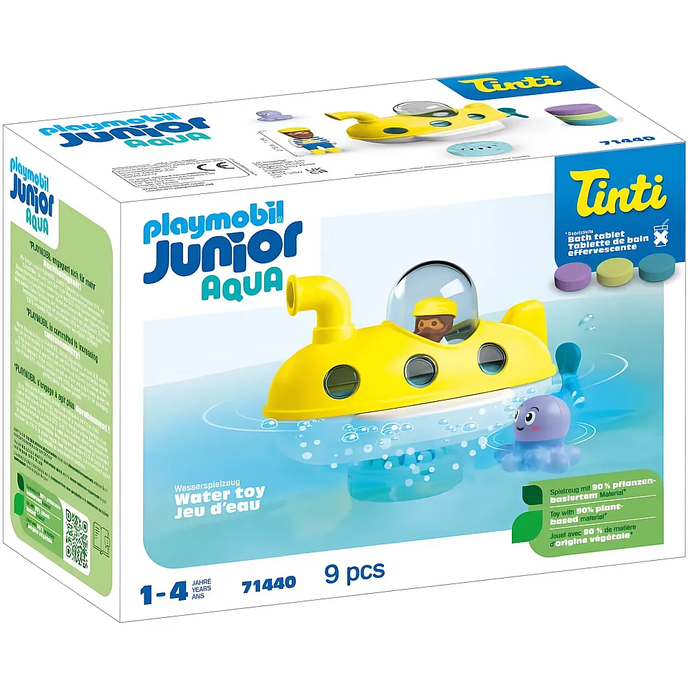 PLAYMOBIL Junior Aqua Tinti Buntes U-Boot 71440