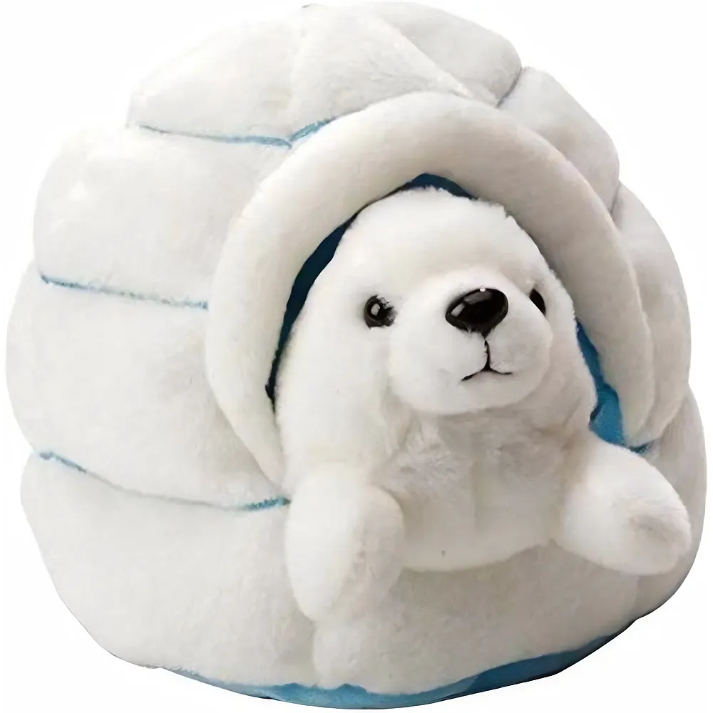 Wild Republic Polar Iglu mit Sattel Robbe - 18 cm