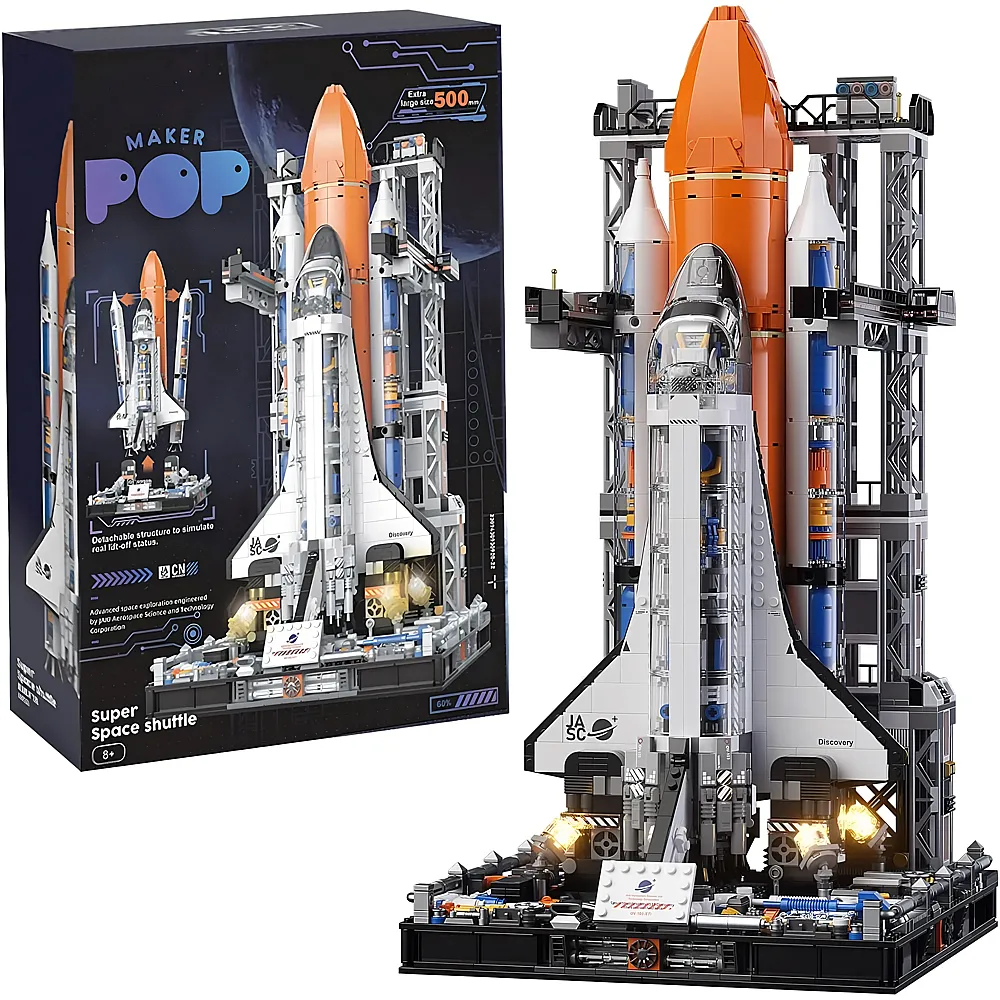 VannMold Space Shuttle mit Startrampe - 2226 Teile