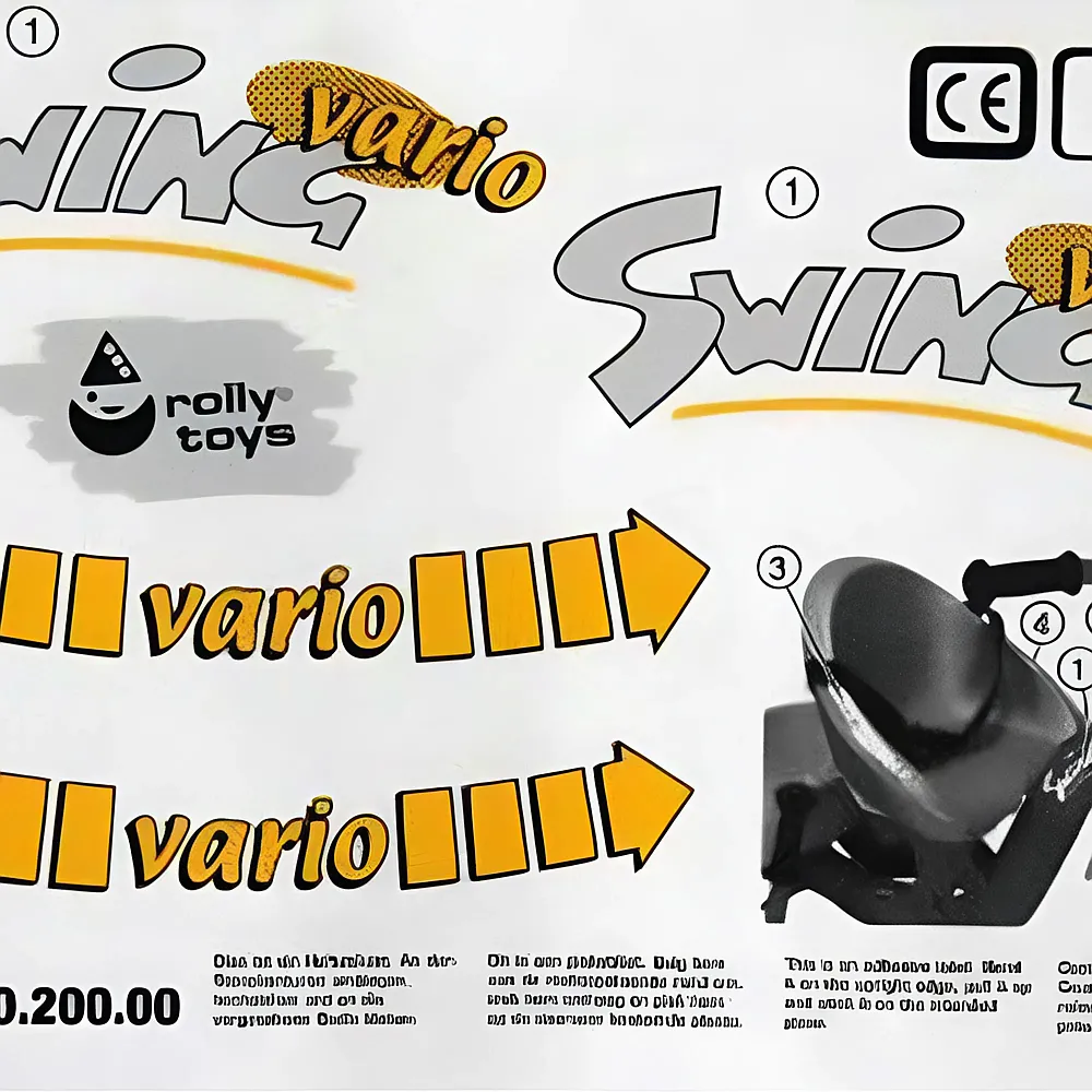 RollyToys Aufkleber fr Dreirad Vario | Fahrzeuge Ersatzteile