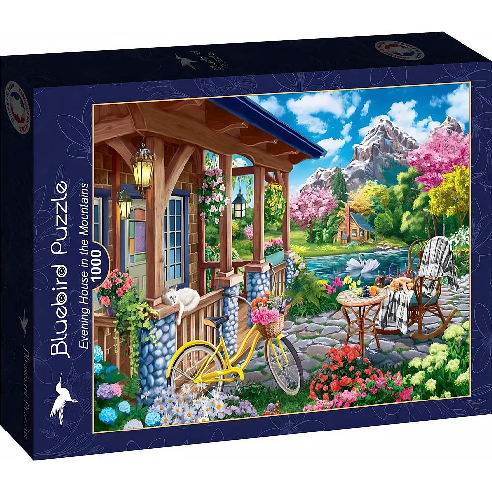 Bluebird Puzzle Abendhaus in den Bergen - 1000 Teile