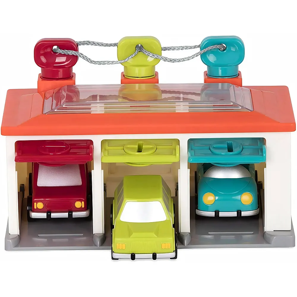 Battat Autogarage mit Schl�sseln Formensortierspiel