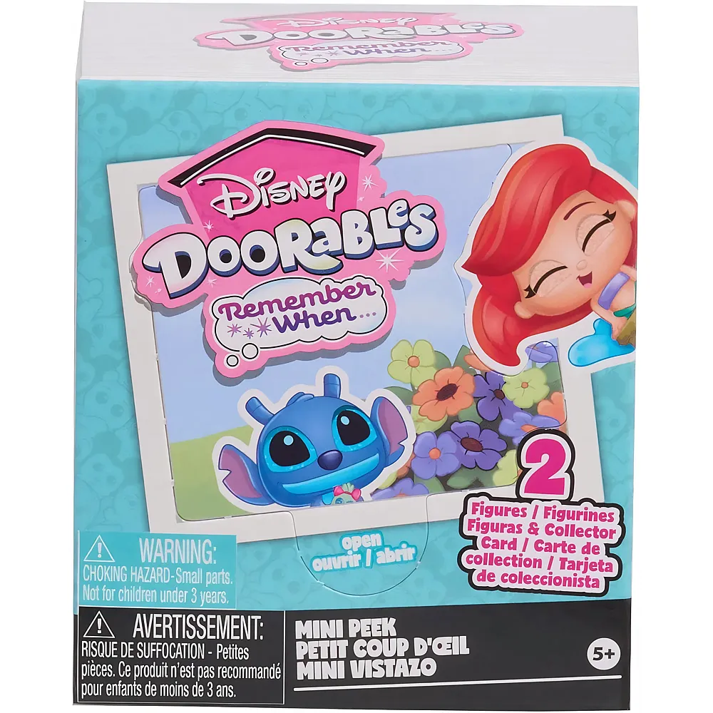 Just Play Disney Doorables Remember When Sammelfiguren Serie 13, 2 Figuren, Mini Peek, f�r Kinder ab 5 Jahren, Disneyfans