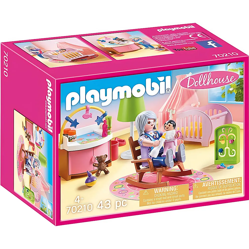 PLAYMOBIL Dollhouse Babyzimmer 70210