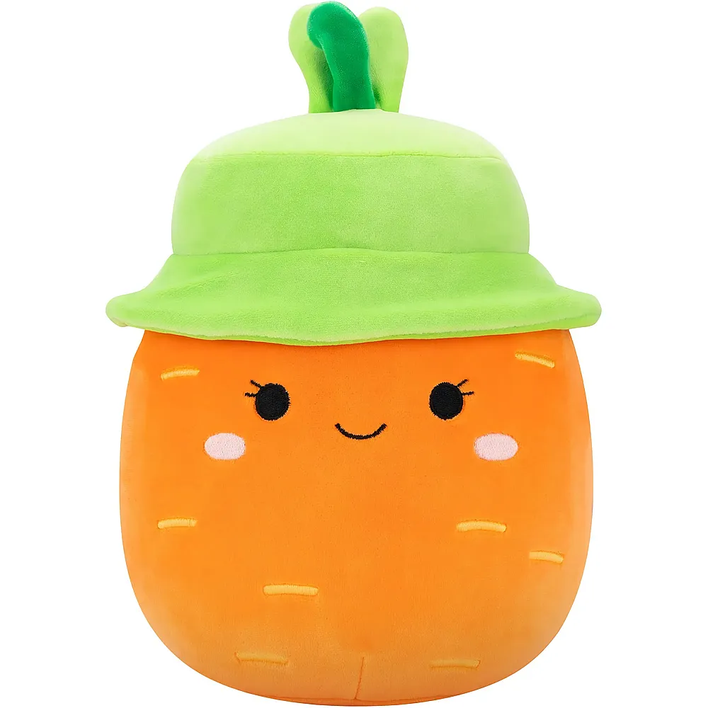 Squishmallows Pl�sch Caroleena die Karotte mit Fischerhut - 19 cm