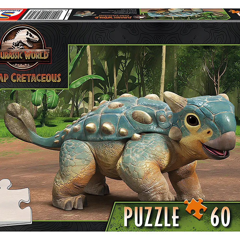 Schmidt Puzzle Jurassic World Der Ankylosaurus Bumpy 60Teile