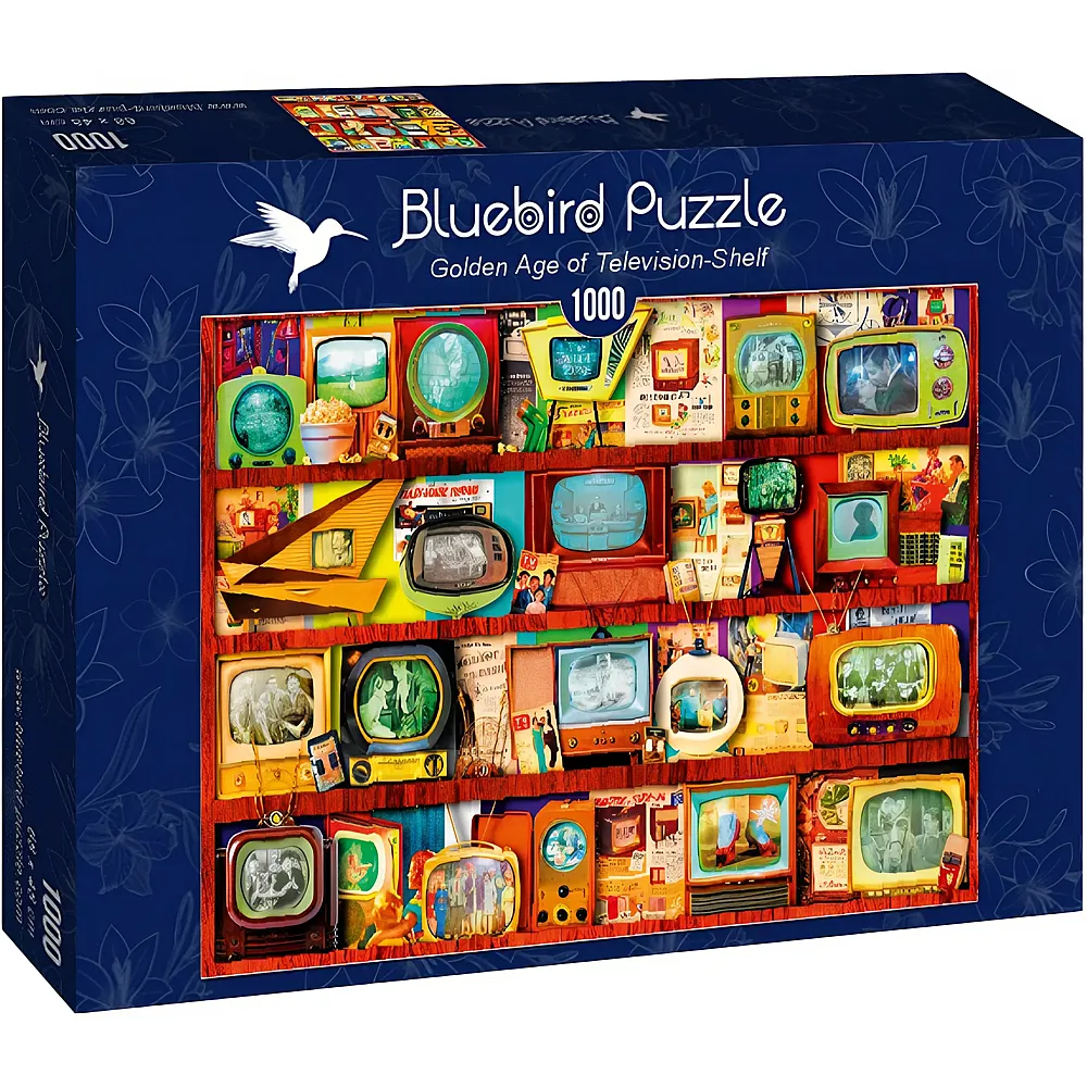 Bluebird Puzzle Aimee Stewart Golden Age of Television-Shelf 1000Teile