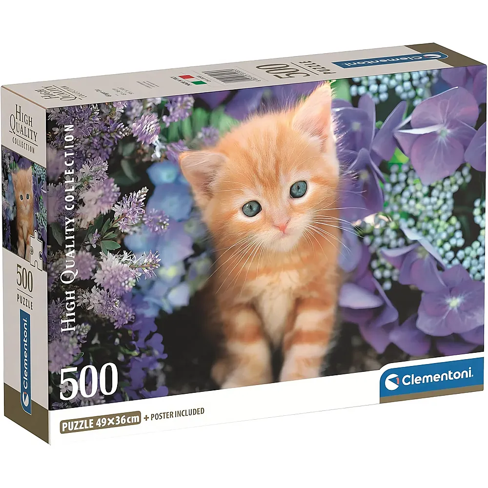 Clementoni Puzzle High Quality Collection Ingwerkatze 500Teile