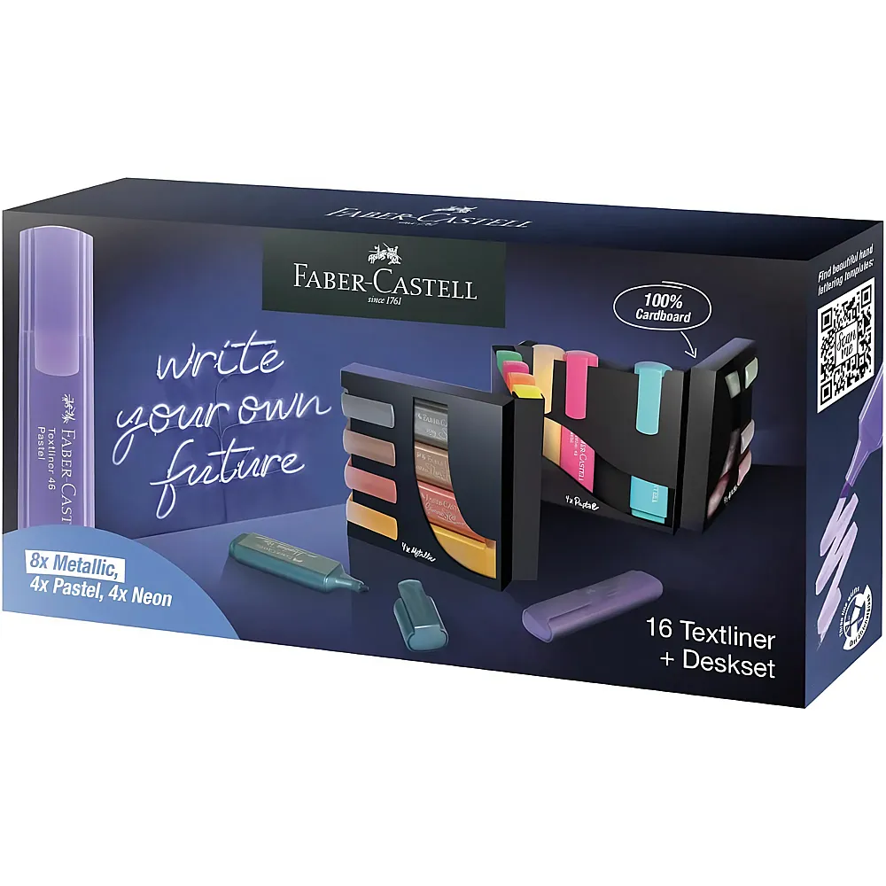 Faber-Castell Textmarker 46 Deskset 16Teile