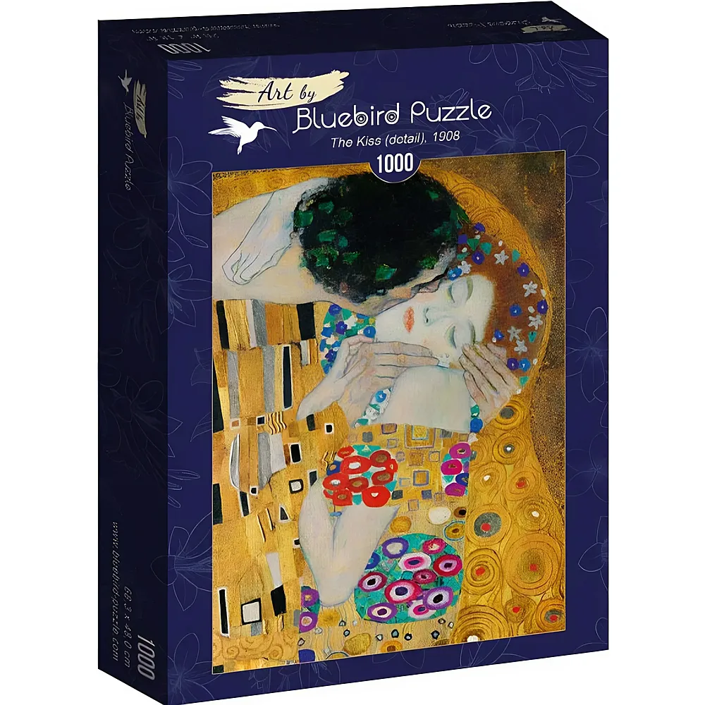 Bluebird Puzzle Gustav Klimt - The Kiss detail, 1908 1000Teile