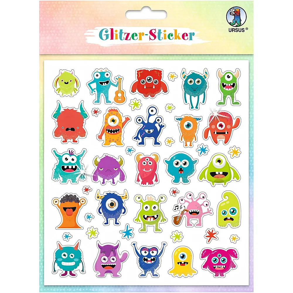 meinspielzeug - Ursus Sticker Glitter Fun Monster