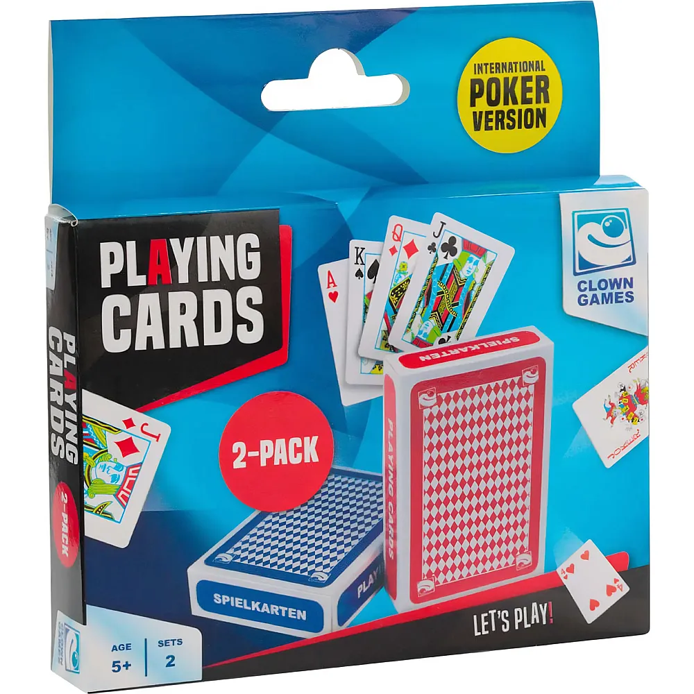 Clown Games 2er Set Spielkarten International