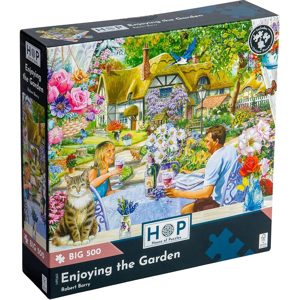 HOP - House of Puzzles Enjoying the Garden 500Teile