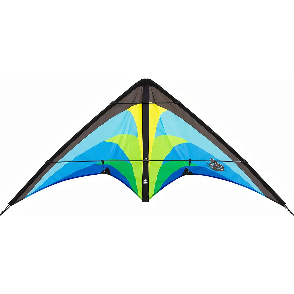 meinspielzeug - HQ Invento Drachen Tyro Arctic R2F 120x56 cm, 2x20 m Schnur auf