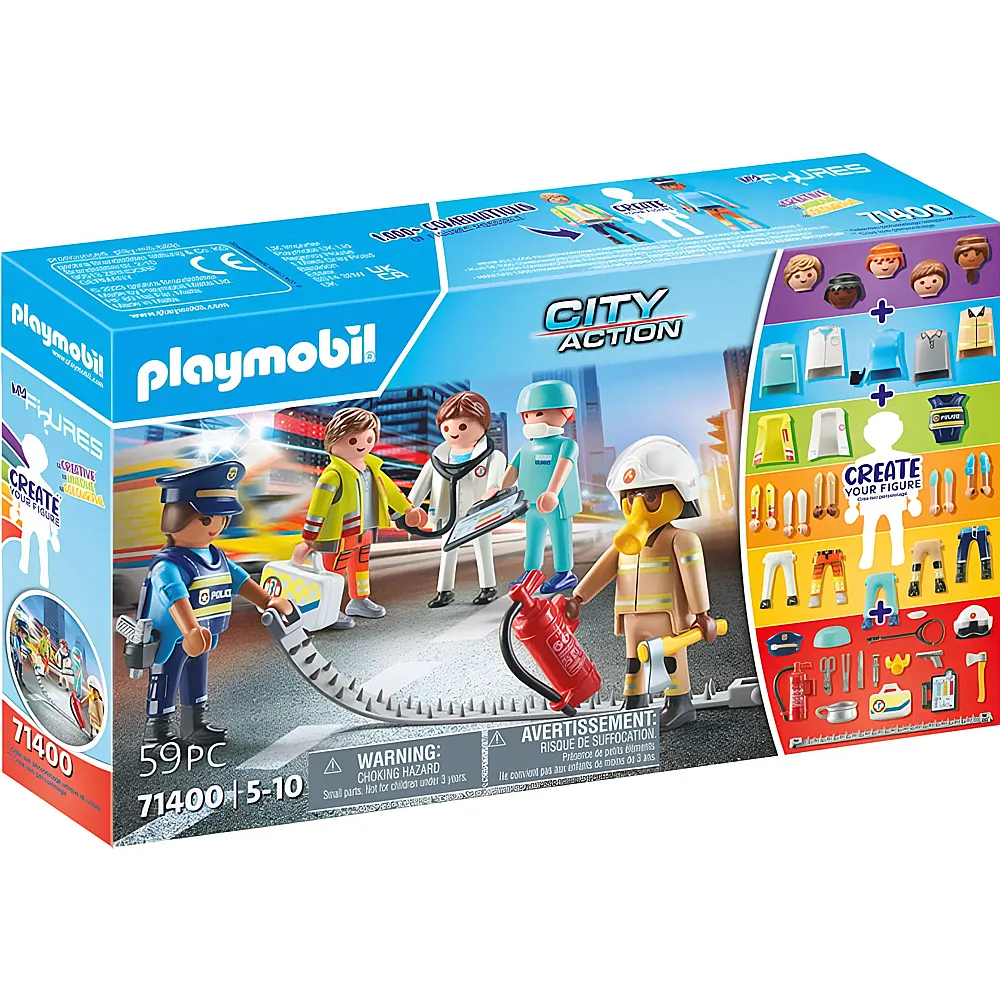 PLAYMOBIL City Action My Figures: Rescue 71400