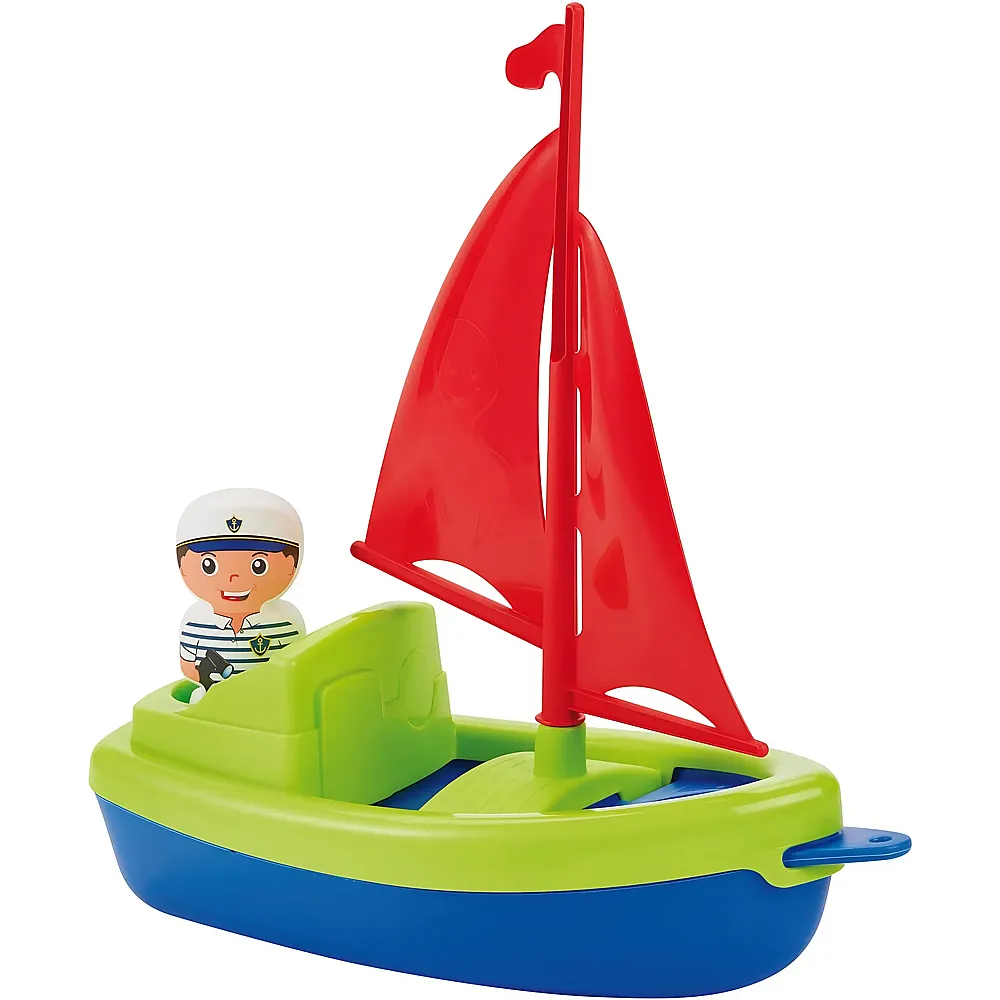 Ecoiffier Segelboot mit Spielfigur 22cm