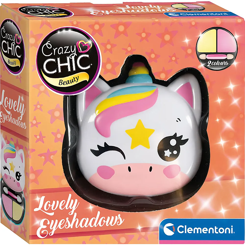 Clementoni Crazy Chic Lidschatten in Make-up-Box Einhorn