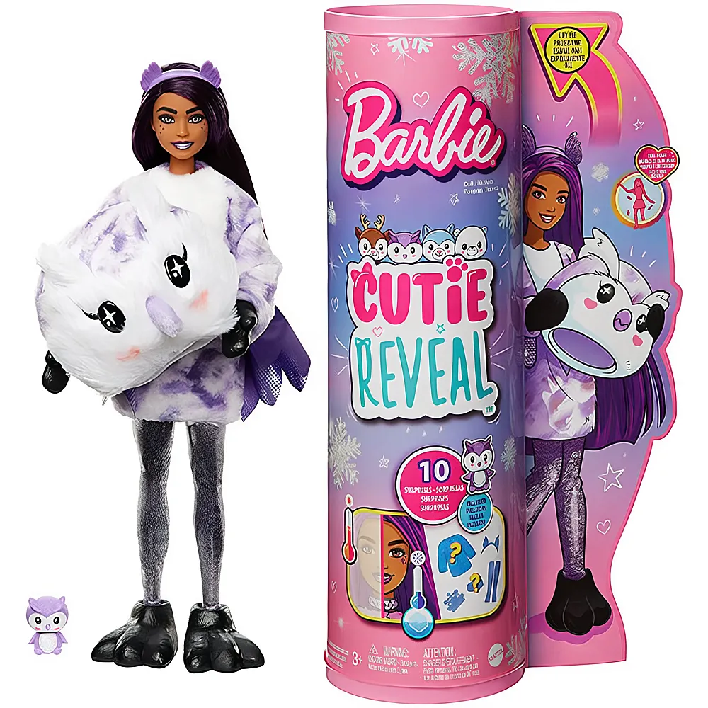 Barbie Cutie Reveal Winter Sparkle Series Eule