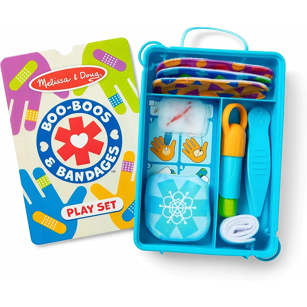 Melissa & Doug Wehwehchen & Verb�nde wiederverwendbares Erste Hilfe-Spielset ab 3 Jahren. - FSC zertifizierte