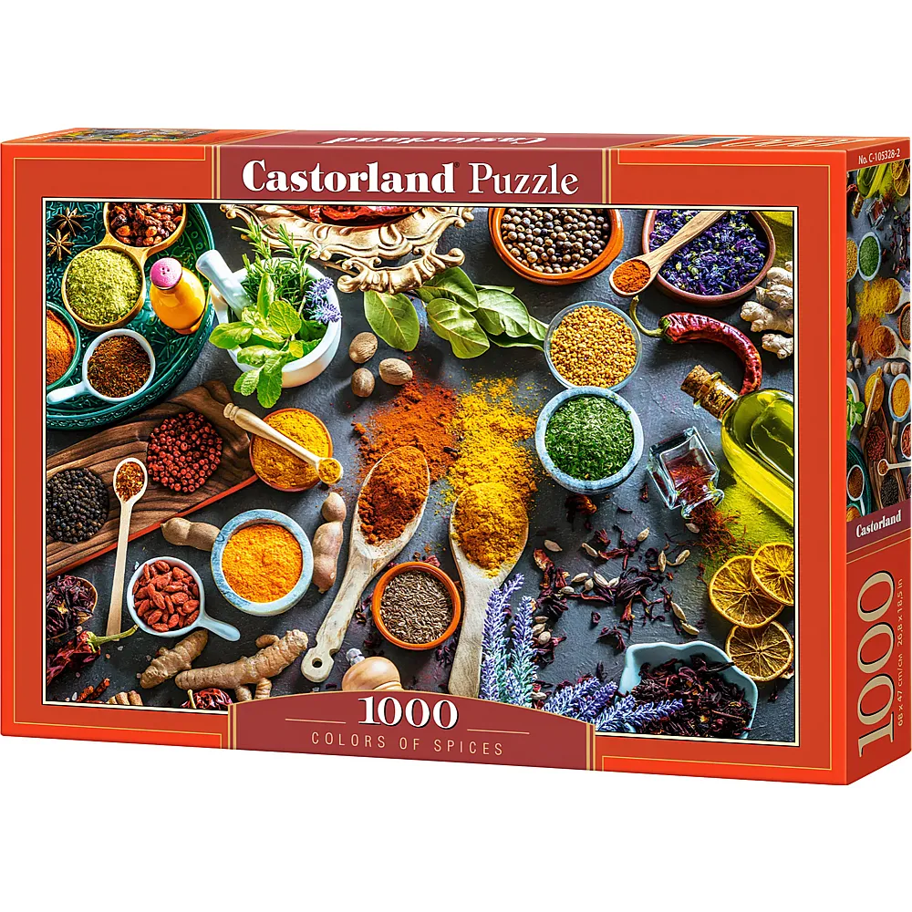 Castorland Puzzle Farben der Gew�rze - 1000 Teile