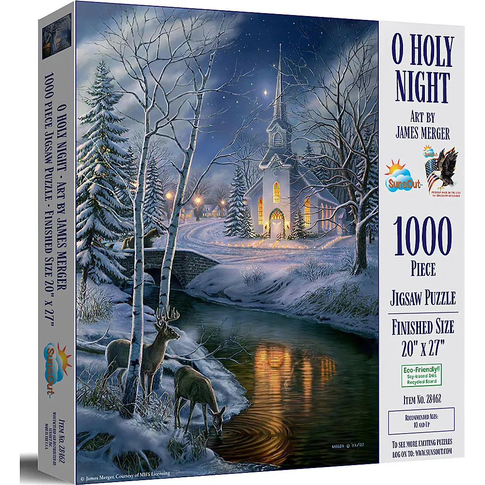 SunsOut Puzzle James Merger O Holy Night - 1000 Teile