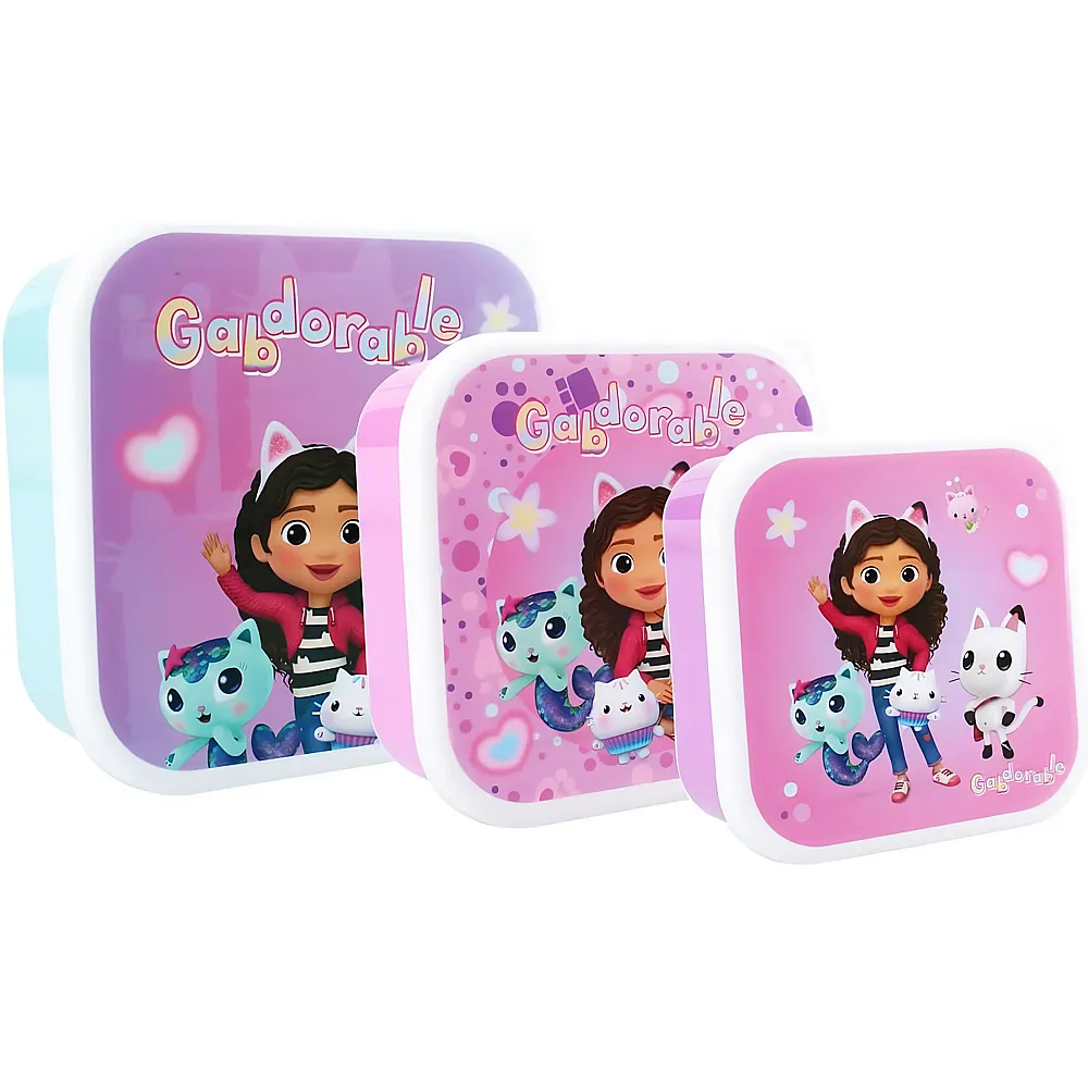 Vadobag Gabby's Dollhouse 3in1 Lunchbox Fresh Bites