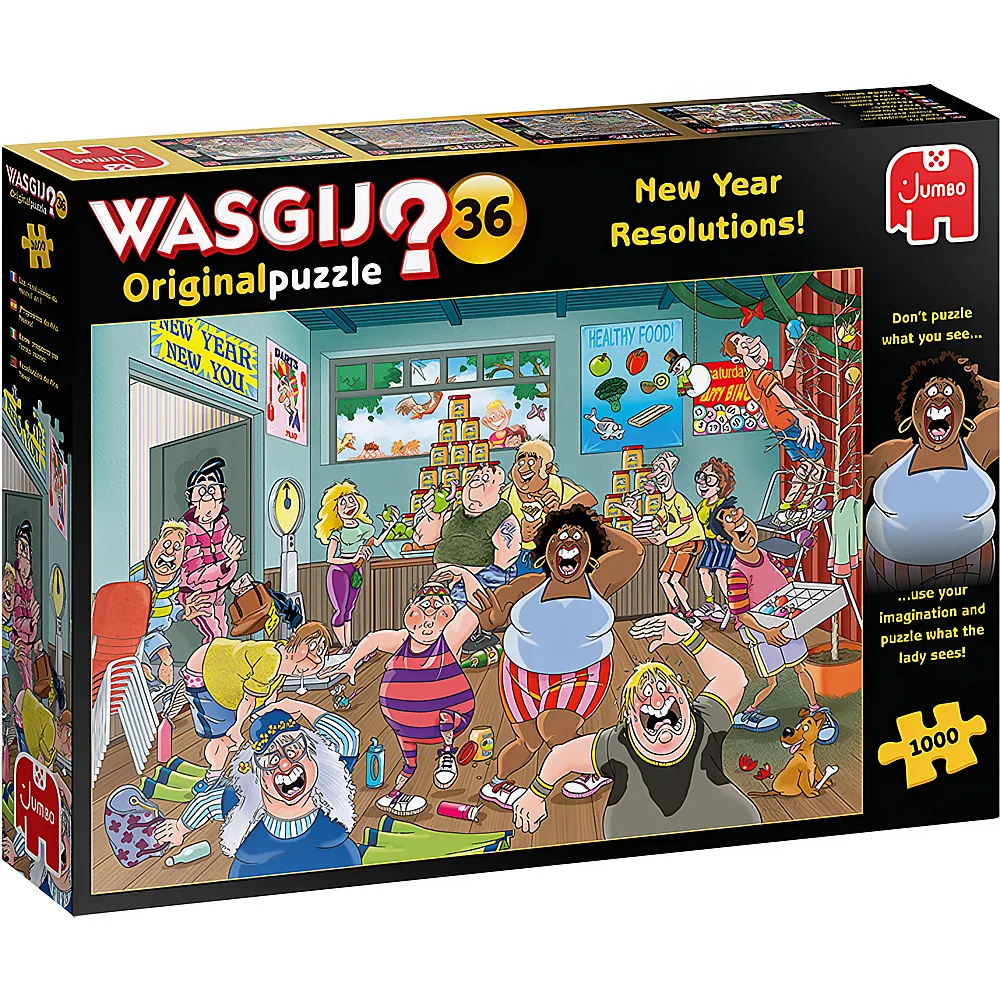 Jumbo Puzzle Original WASGIJ Neujahrs Vorstze 1000Teile | Puzzle 1000 Teile