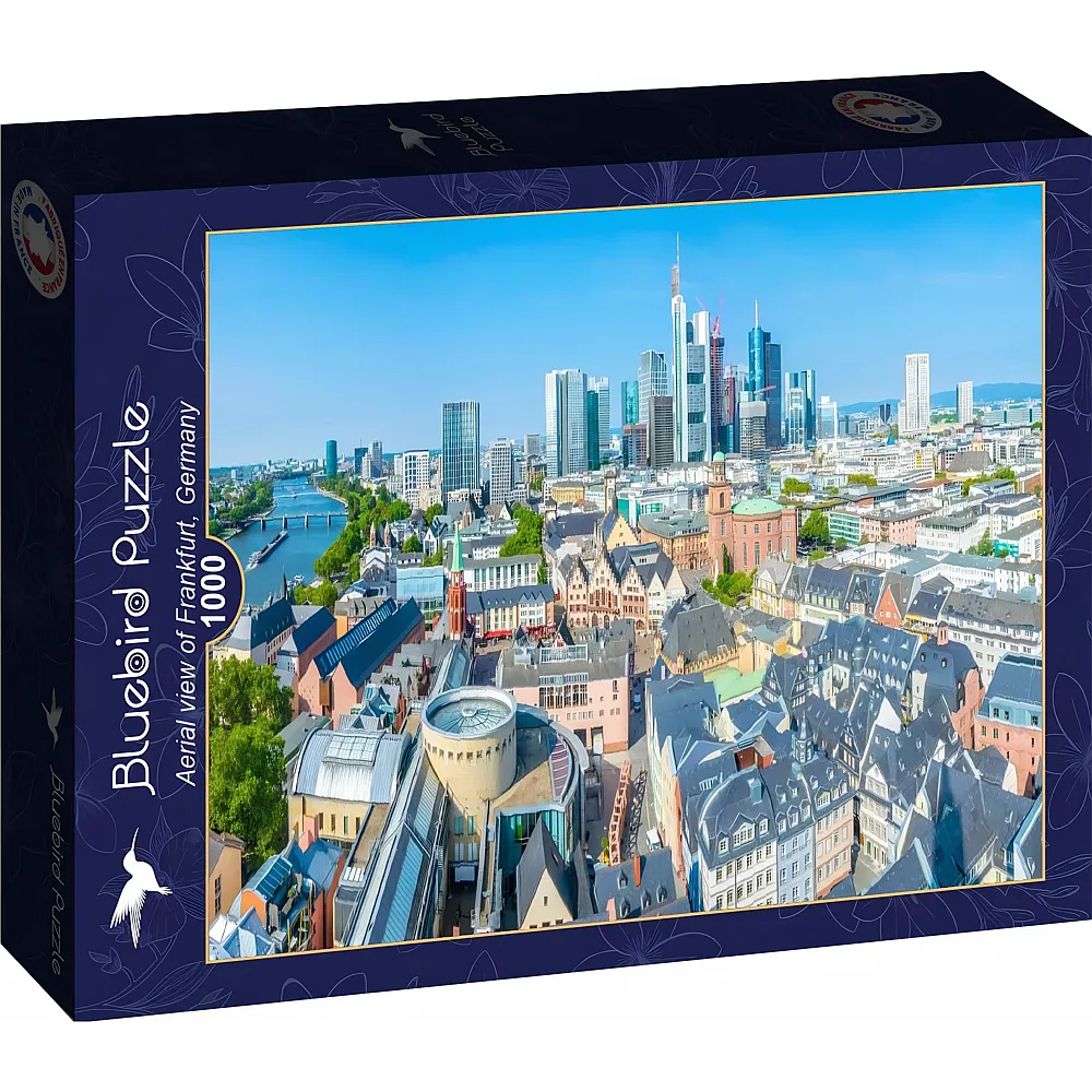 Bluebird Puzzle Luftaufnahme von Frankfurt, Deutschland 1000Teile