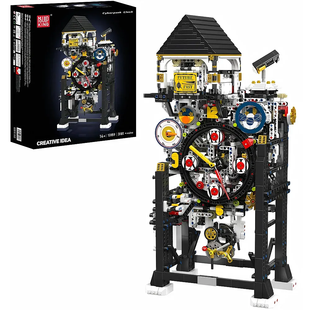 Mould King Mechanische Cyberpunk Uhr
