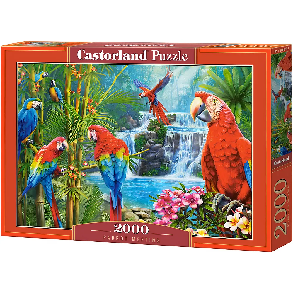 Castorland Puzzle Parrot Meeting 2000Teile