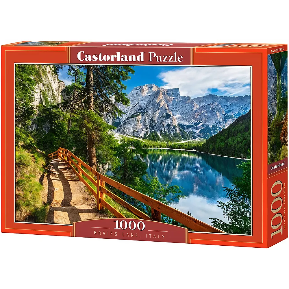 Castorland Puzzle Pragser Wildsee, Italien - 1000 Teile