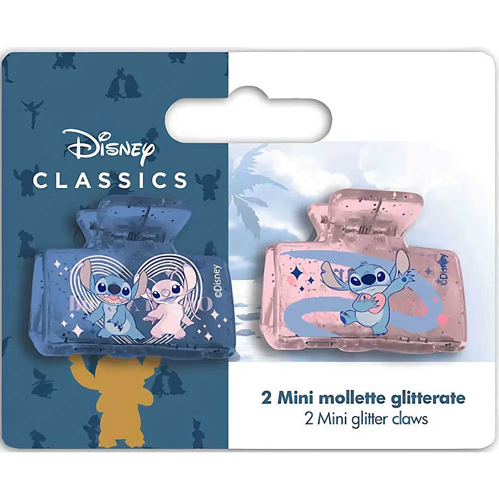 Coriex Lilo & Stitch Mollette per capelli Stitch