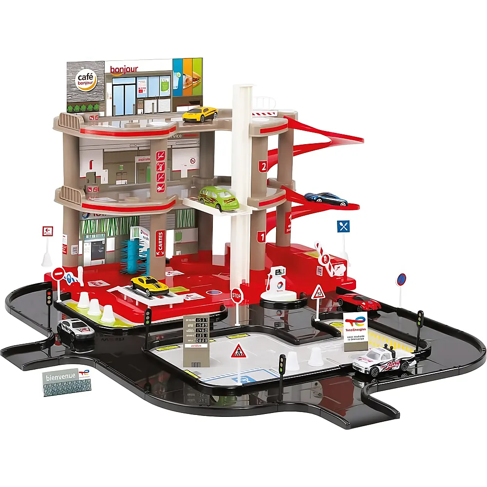 Starlux Total Garage mit Tankstelle 3 Ebenen