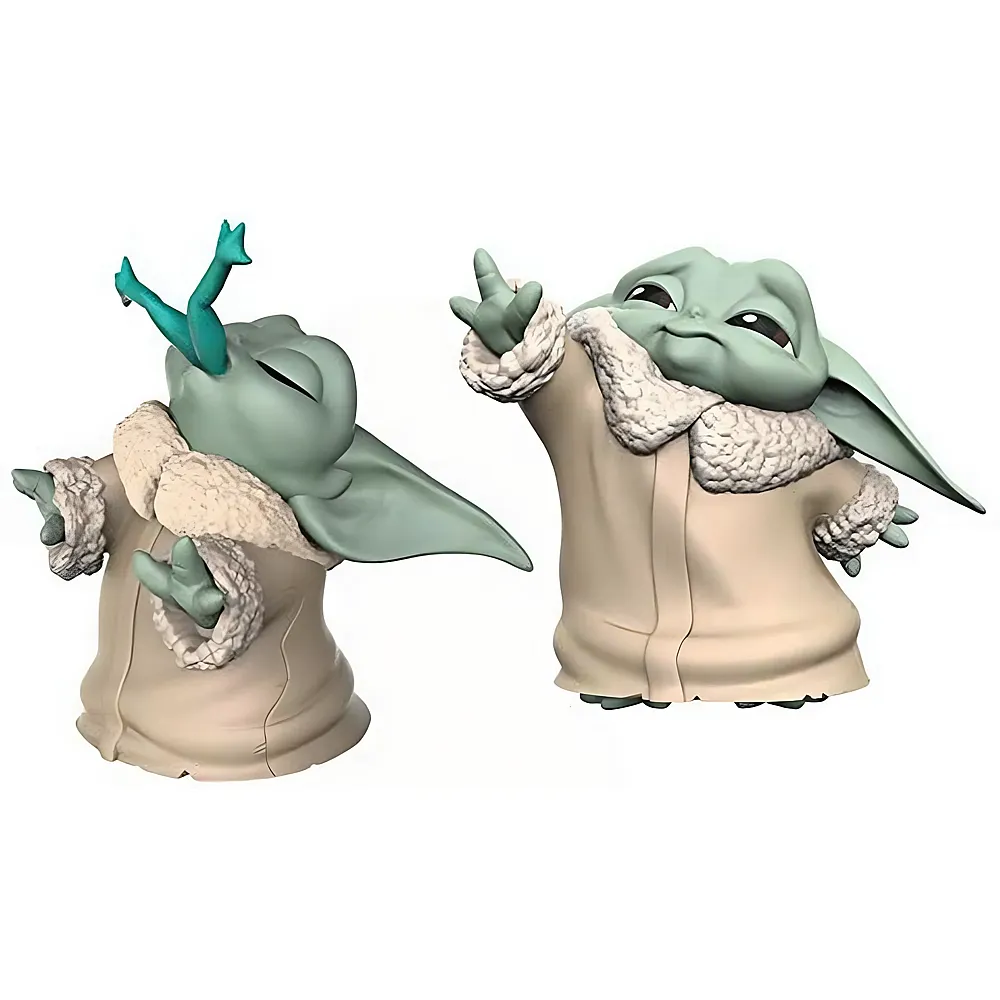 Hasbro Star Wars Wars The Bounty Collection The Child 5,5 cm grosser The Mandalorian Baby Yoda, mit Frosch-Snack und Macht-Pose