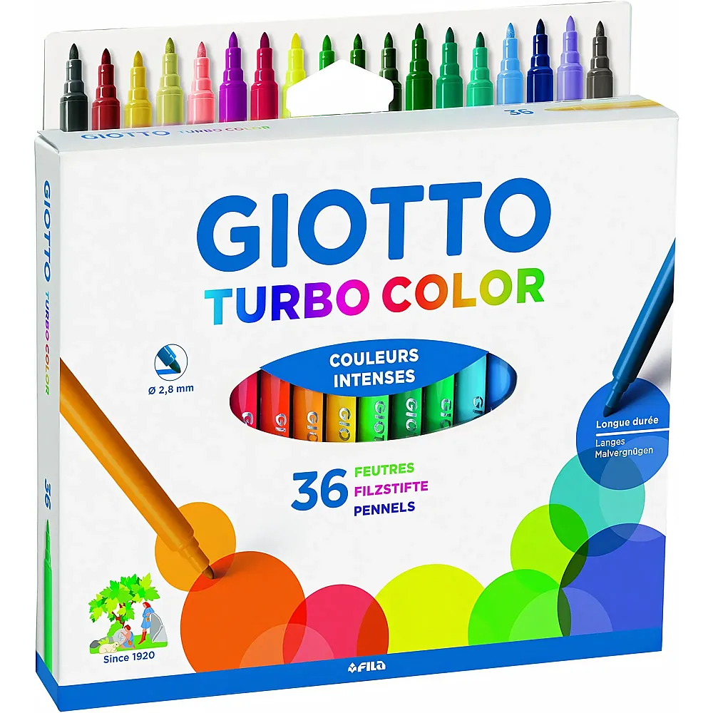 Giotto Filzstifte Turbo Color 36Teile