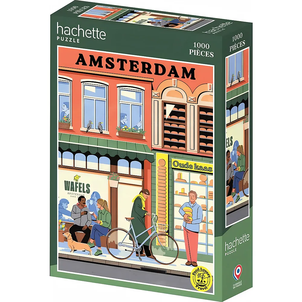 Hachette Puzzle Amsterdam - 1000 Teile