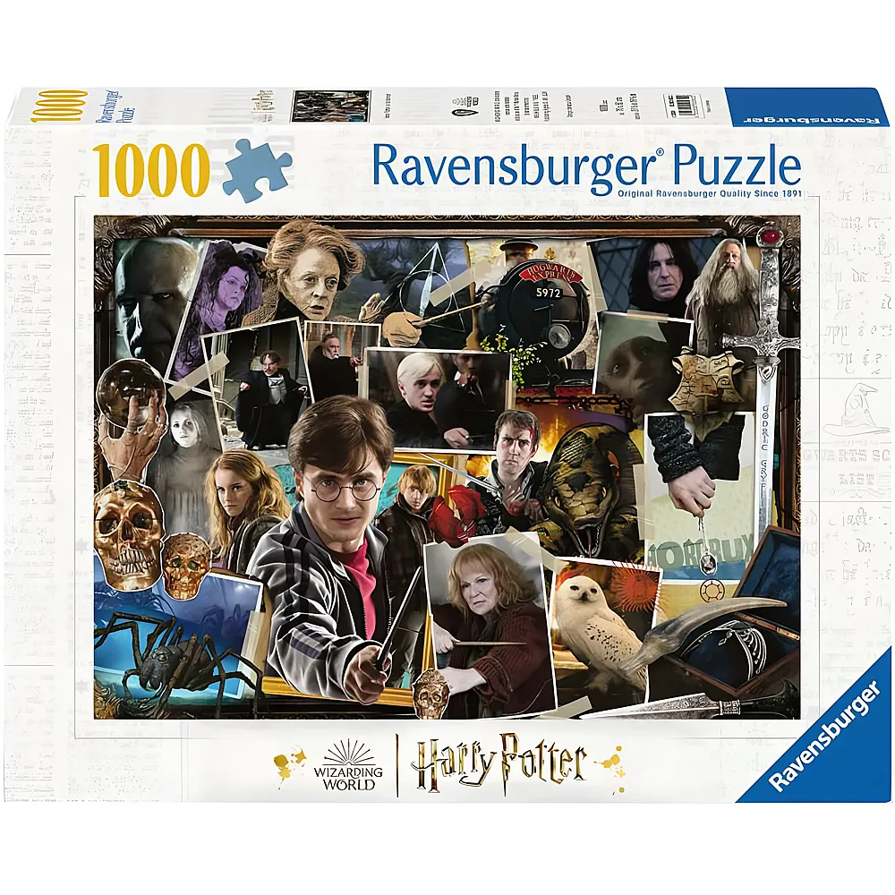 Ravensburger Puzzle Harry Potter gegen Voldemort 1000Teile