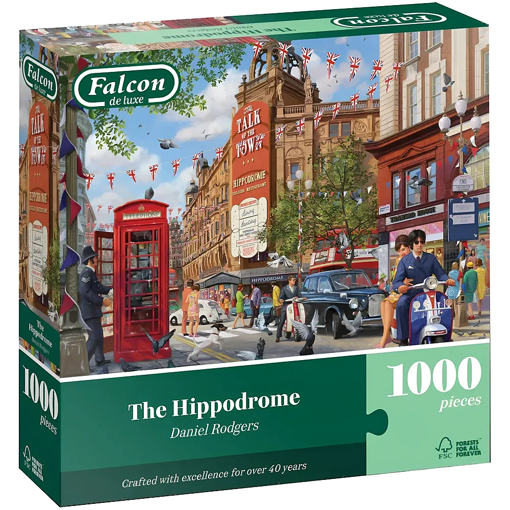 Falcon Puzzle Daniel Rodgers The Hippodrome - 1000 Teile | Puzzle 1000 Teile
