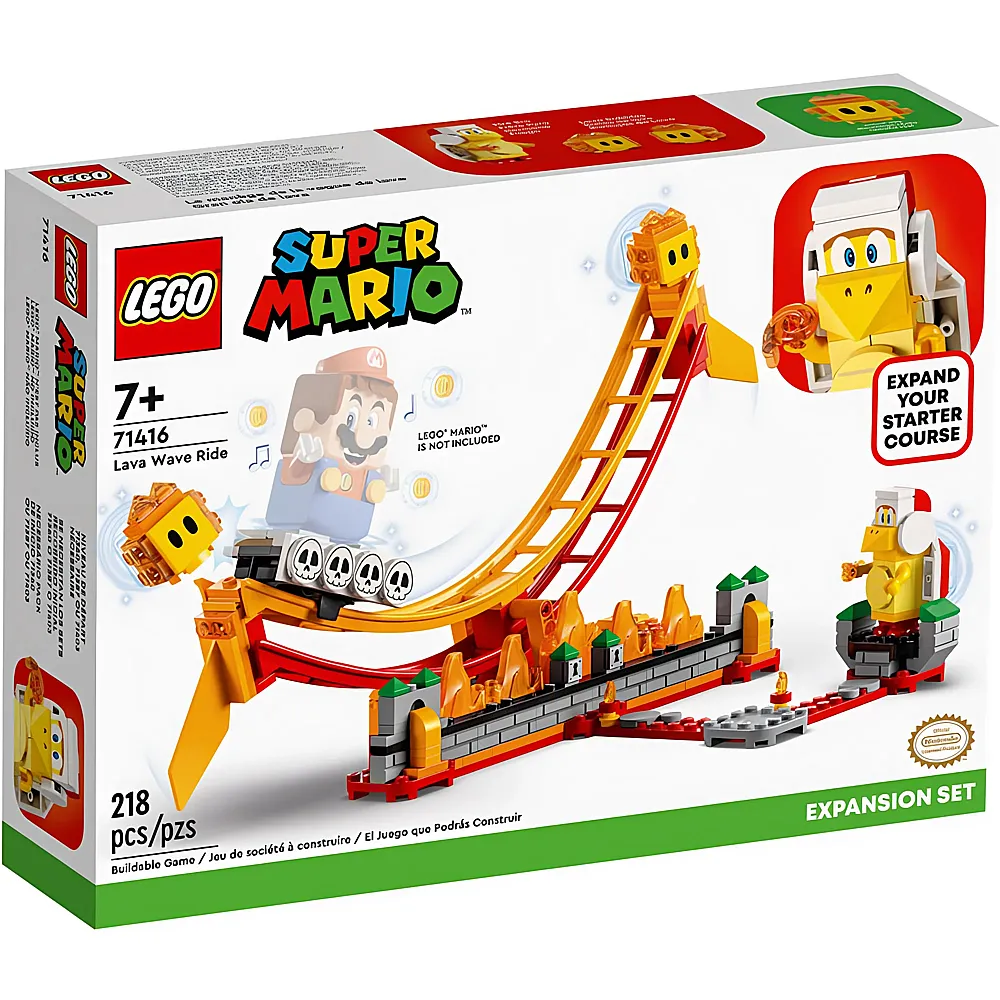 LEGO Super Mario Lavawelle-Fahrgeschft - Erweiterungsset 71416
