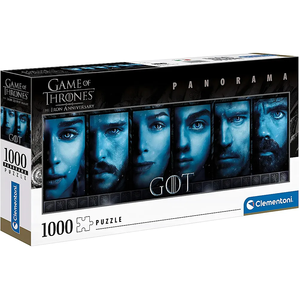 Clementoni Puzzle Panorama Game of Thrones - 1000 Teile